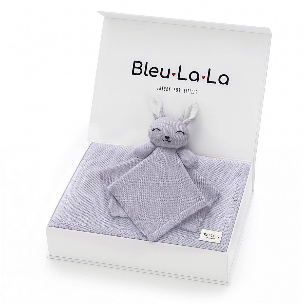Blanket and Lovey Security Blanket Organic Cotton Gift Set