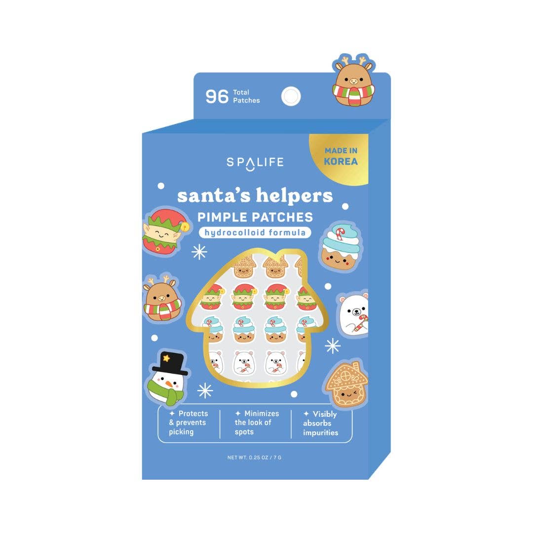 Christmas Holiday Santa's Helpers Hydrocolloid Pimple Patches