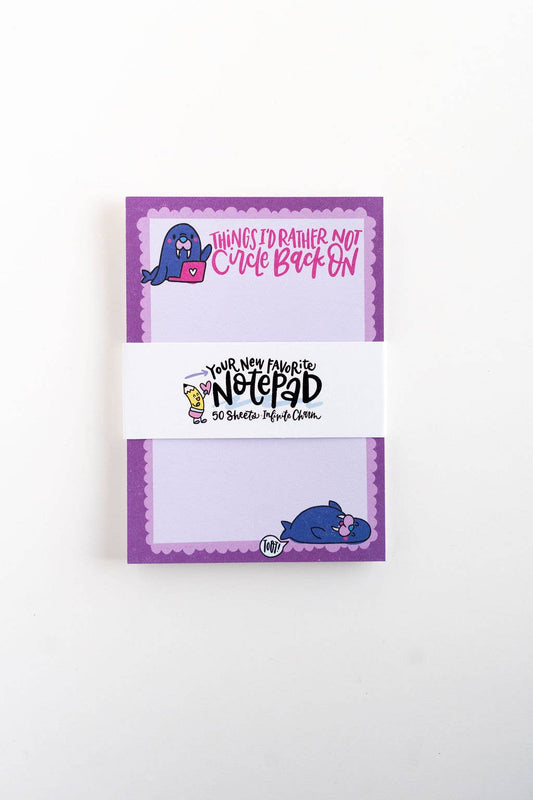 Things I’d Rather Not Circle Back On – Funny Office Pad