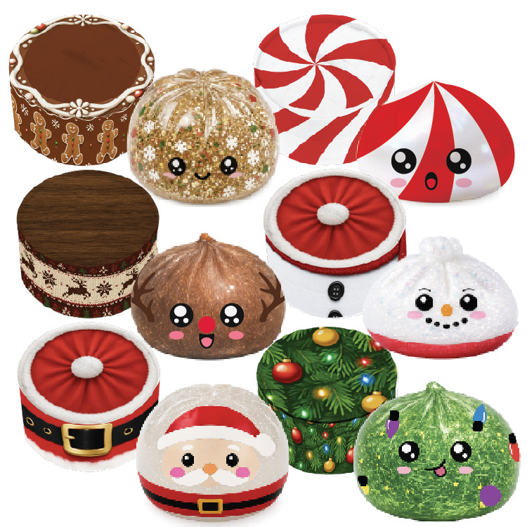 Christmas Dumpling Squishy Toy