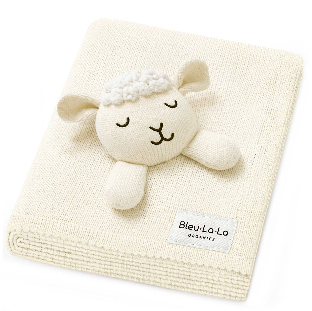 Blanket Lovey - 100% Organic Cotton Baby Blanket with Comfort Lovey
