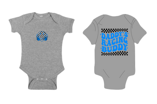 "Daddy's Racing Buddy" Onesie