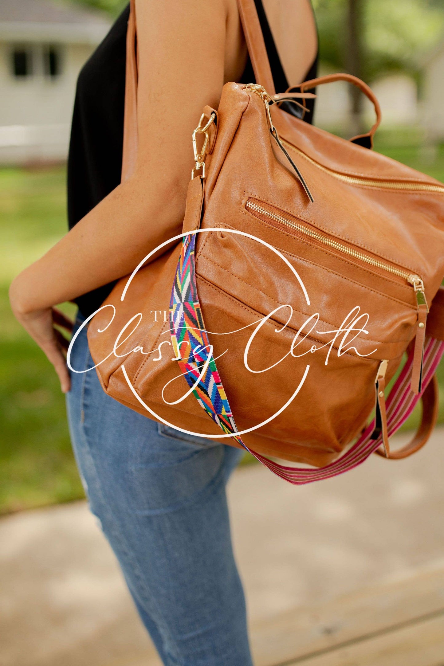 Convertible Backpack - Tan