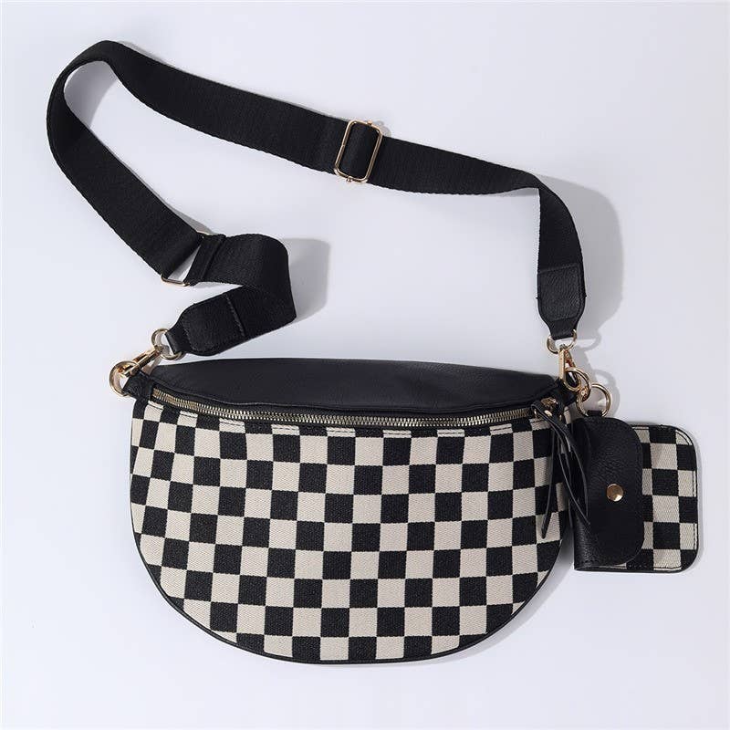 Crossbody Zipper Removal Strap Sling Bum Bag