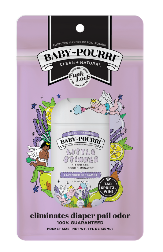 Baby~Pourri Little Stinker Diaper Pail Pocket Spray in Pouch