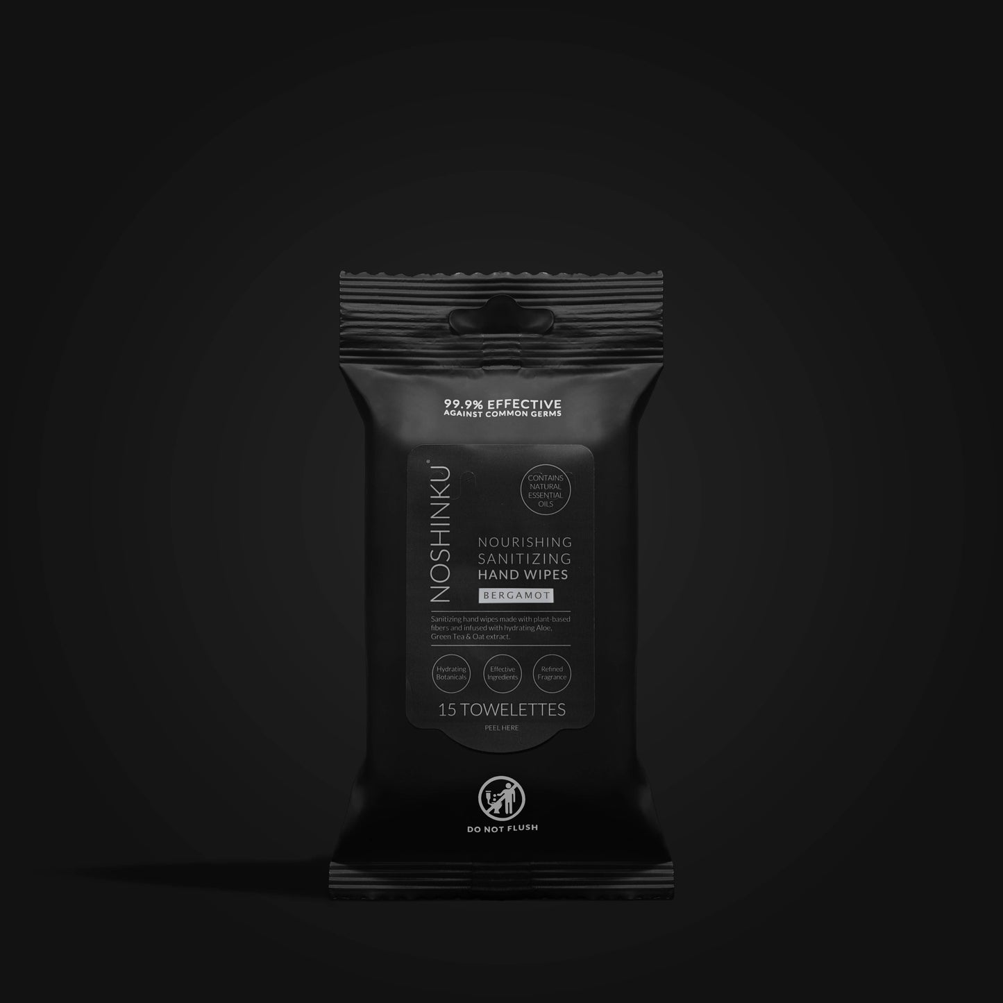 Bergamot Nourishing Hand Sanitizing Travel Wipes