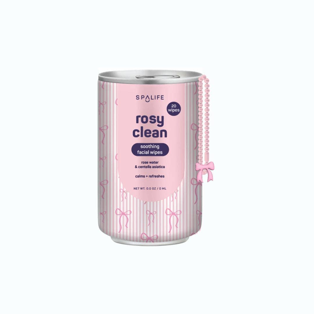 Rosy Clean Soothing Facial Wipes | 20ct | Limited Edition