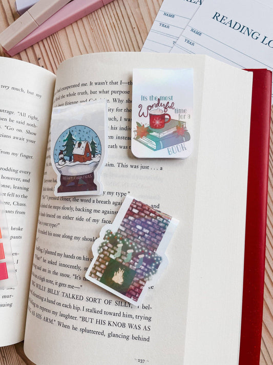 Holiday Magnetic Bookmarks