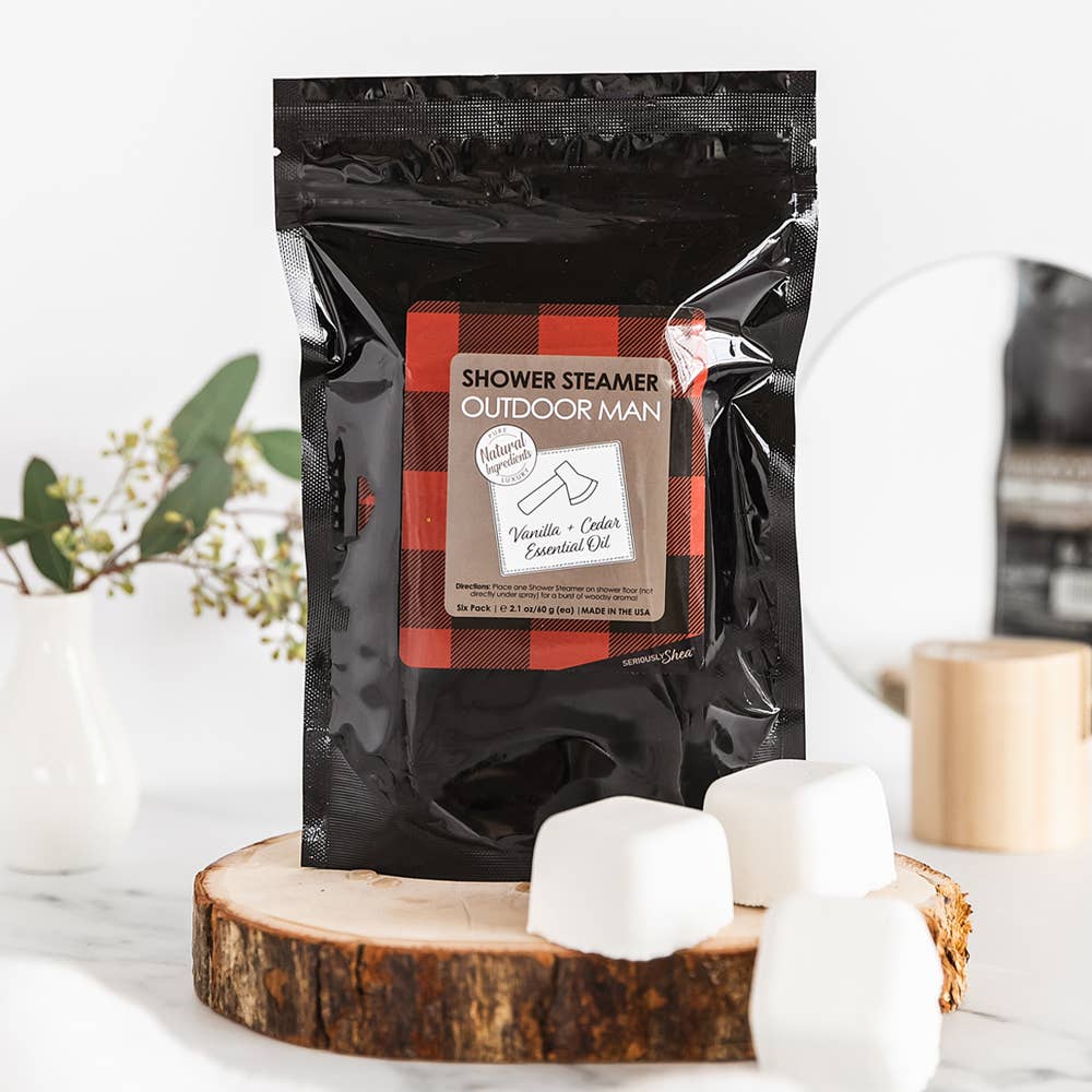 Christmas Men's Shower Steamer 6-pack | Outdoor Man