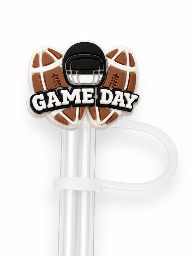 Game Day Straw Topper