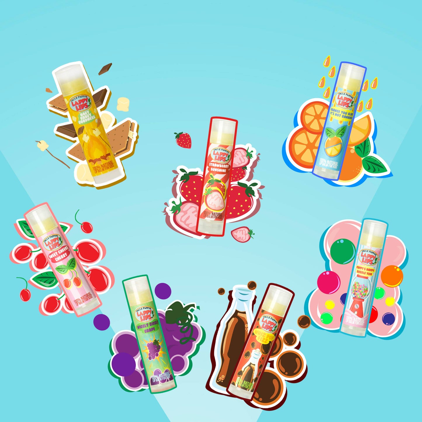 Uncle Pappy's Lappy Lips - Kids Lip Balm